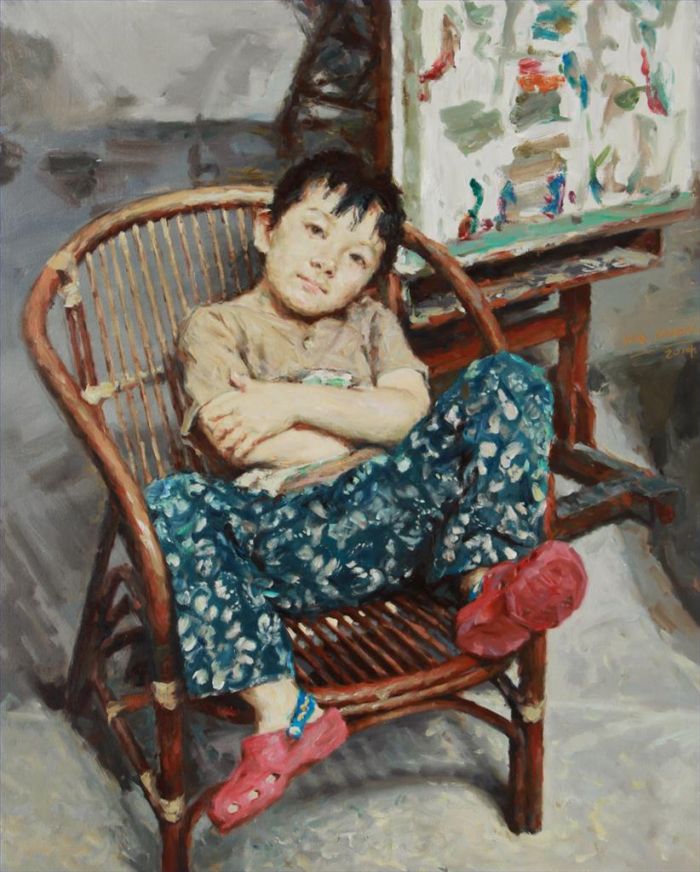 Chen Hongqing Peinture à l'huile - Bab