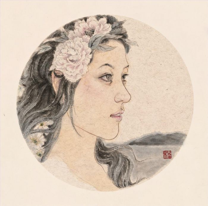 Cheng Min Art Chinois - Dieu de la fleur