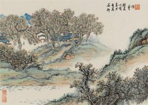Chen Qiang œuvre - Village Xinghua à Dongting