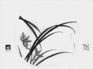 Chen Qiangge œuvre - Orchidée en hiver