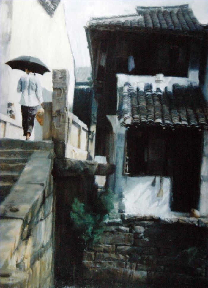 CHEN Yifei Peinture à l'huile - Février