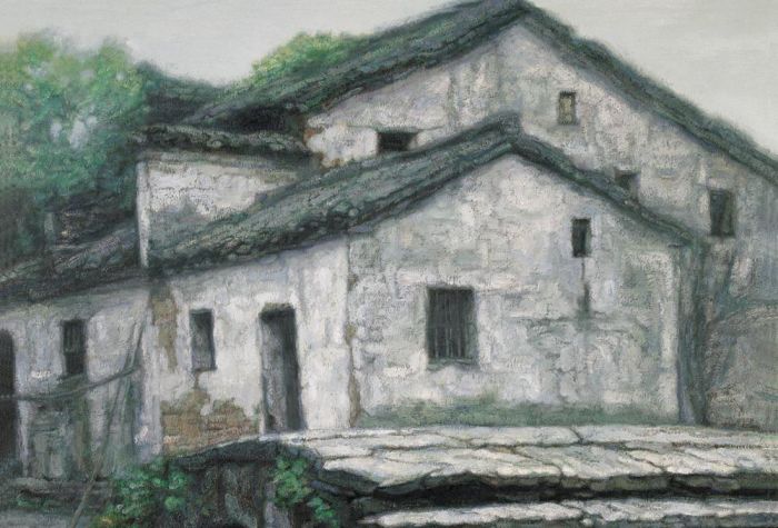 CHEN Yifei Peinture à l'huile - Ville natale