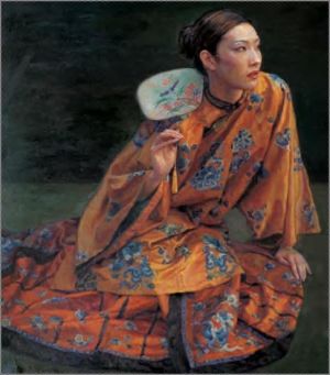 CHEN Yifei œuvre - Ombre rouge
