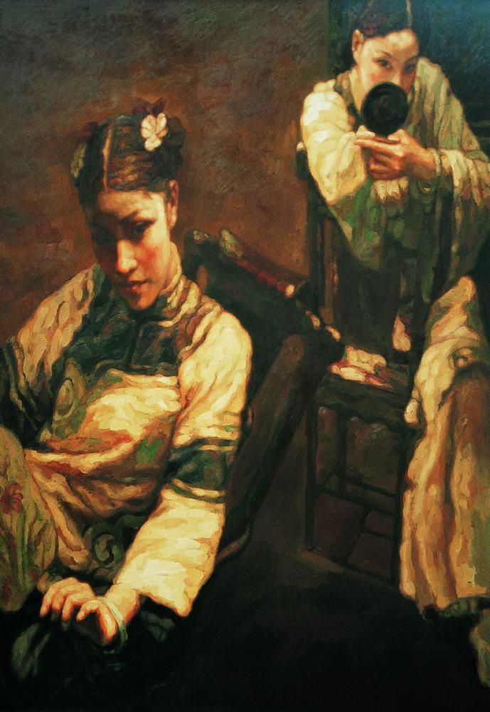 CHEN Yifei Peinture à l'huile - Sœurs