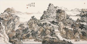 Chi Jiahong œuvre - Sunglow sur la rivière