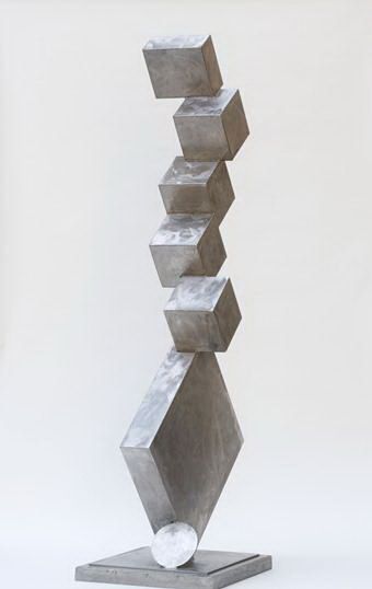 David Smith Sculpture - Cubi en 1963