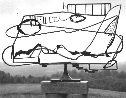 David Smith Sculpture - Paysage de la rivière Hudson 1951