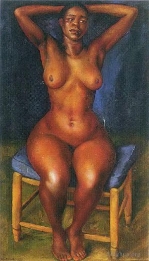 Diego Rivera œuvre - Danseuse au repos 1939