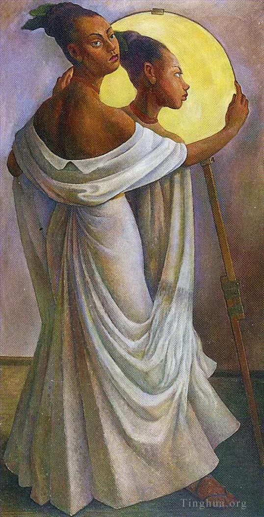 Diego Rivera Peinture à l'huile - Portrait de Ruth Rivera 1949