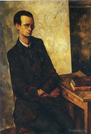 Diego Rivera œuvre - Le mathématicien 1918