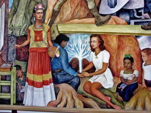 Tous les types de peintures contemporaines - Peinture murale de la communauté panaméricaine de Rivera