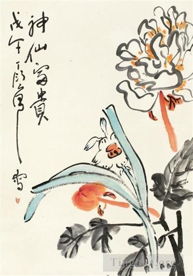 DING YanYong Art Chinois - Fleurs