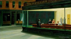 Edward Hopper œuvre - Engoulevents 1942