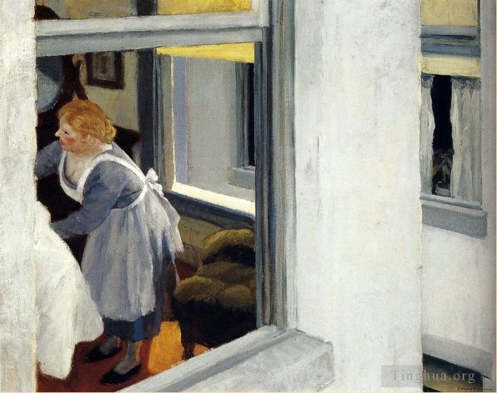 Edward Hopper Peinture à l'huile - Immeubles d'appartements