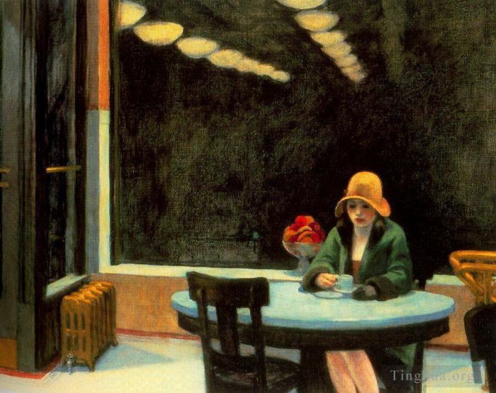 Edward Hopper Peinture à l'huile - Automate 1927