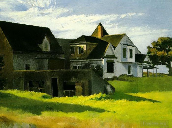 Edward Hopper Peinture à l'huile - Après-midi de Cape Cod