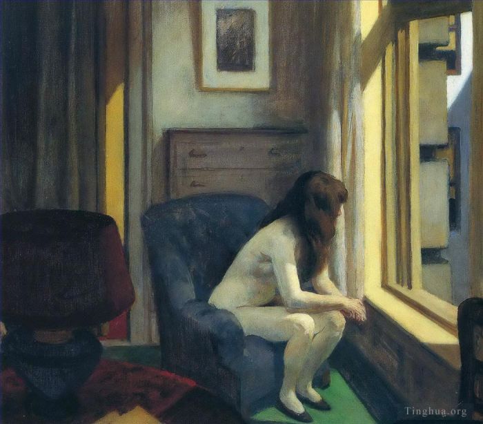 Edward Hopper Peinture à l'huile - Onze heures du matin