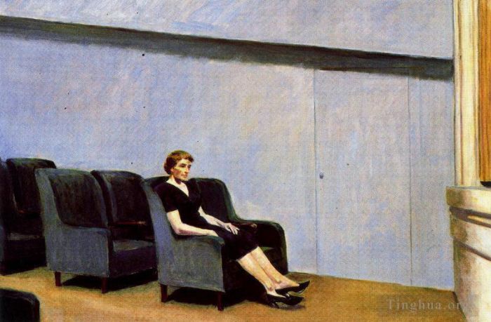 Edward Hopper Peinture à l'huile - Entracte également connu sous le nom d'intermedio