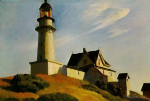 Edward Hopper œuvre - Phare à deux lumières 1929