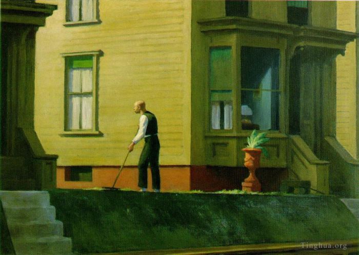 Edward Hopper Peinture à l'huile - Ville charbonnière de Pennsylvanie