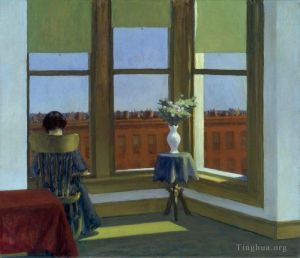 Edward Hopper œuvre - Chambre à Brooklyn 1932