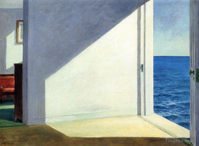 Edward Hopper Peinture à l'huile - Chambres en bord de mer