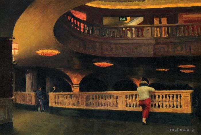 Edward Hopper Peinture à l'huile - Théâtre Sheridan