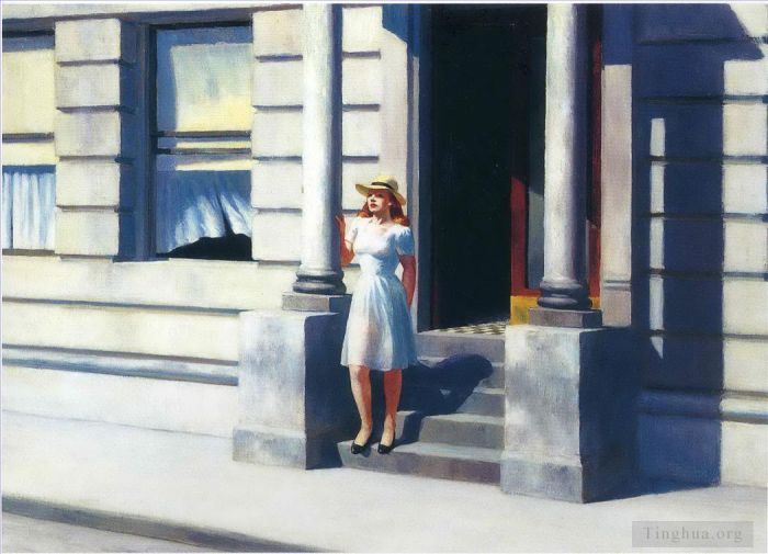 Edward Hopper Peinture à l'huile - Heure d'été