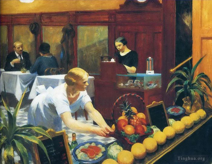Edward Hopper Peinture à l'huile - Tables pour dames 1930