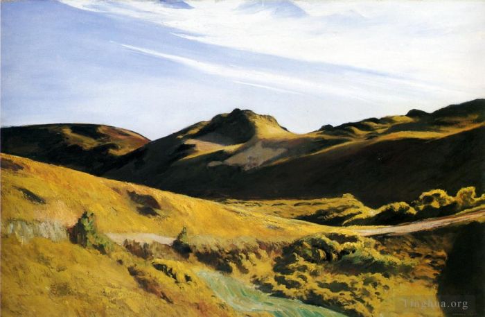 Edward Hopper Peinture à l'huile - La bosse du chameau