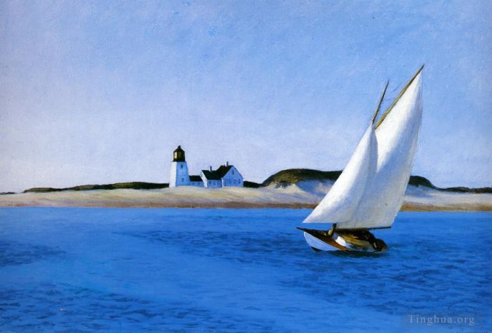 Edward Hopper Peinture à l'huile - La longue jambe