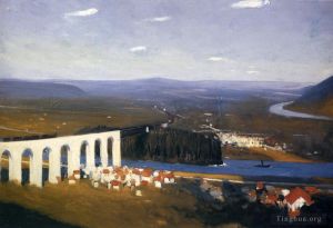 Edward Hopper œuvre - Vallée de la seine