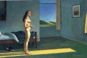 Edward Hopper œuvre - Femme au soleil