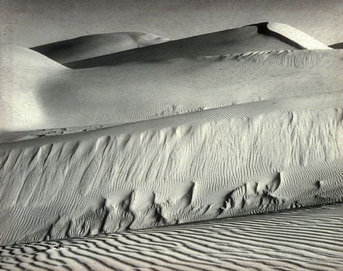 Edward Henry Weston Photographique - Dunes blanches océan 1936