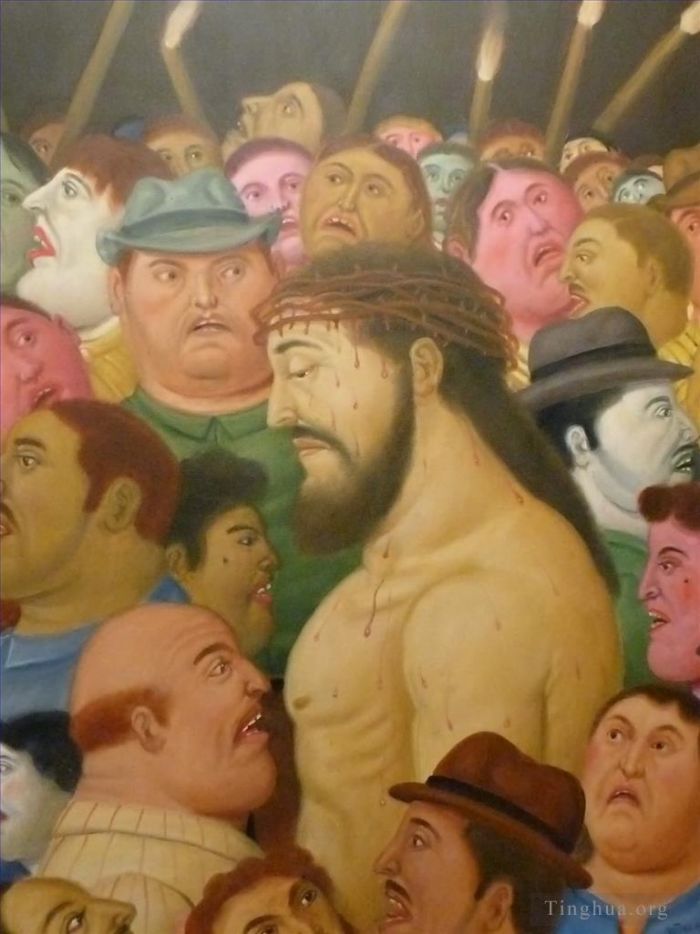 Fernando Botero Angulo Peinture à l'huile - Jésus