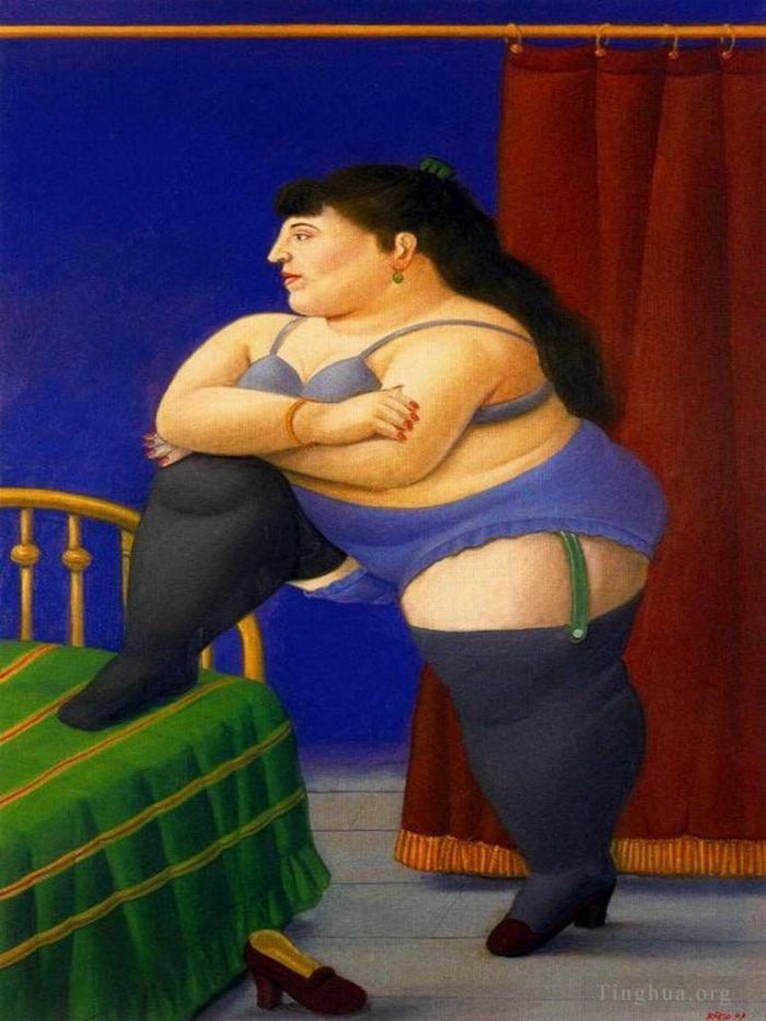 Fernando Botero Angulo Peinture à l'huile - La recommandation