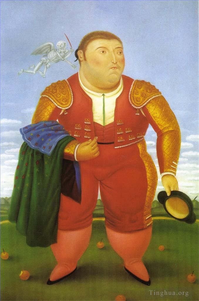 Fernando Botero Angulo Peinture à l'huile - Matador 2