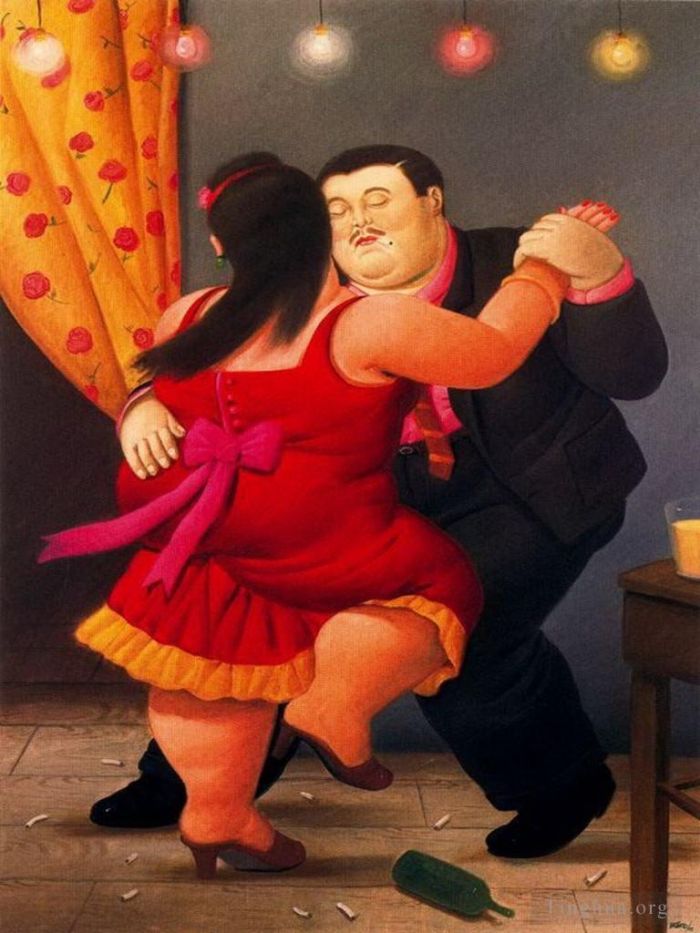 Fernando Botero Angulo Peinture à l'huile - Par Amor al Arte