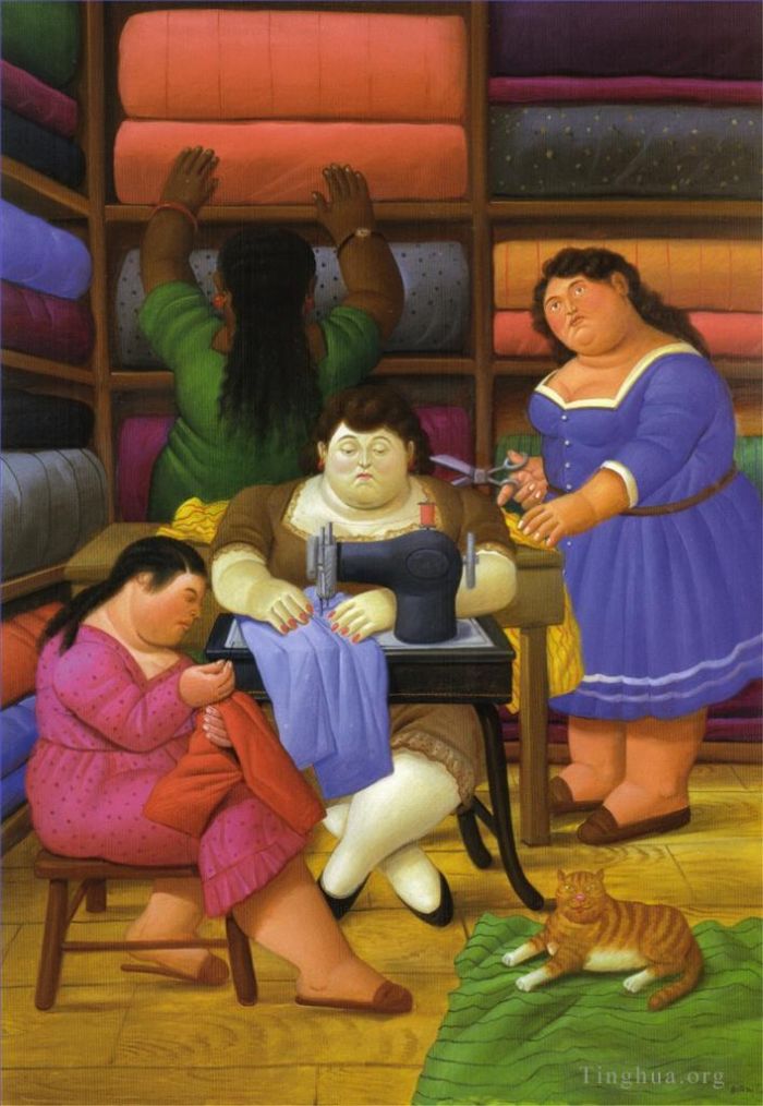Fernando Botero Angulo Peinture à l'huile - Les créateurs