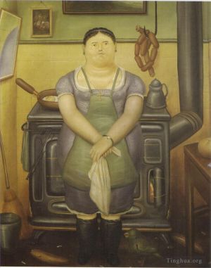 Fernando Botero Angulo œuvre - La femme de chambre