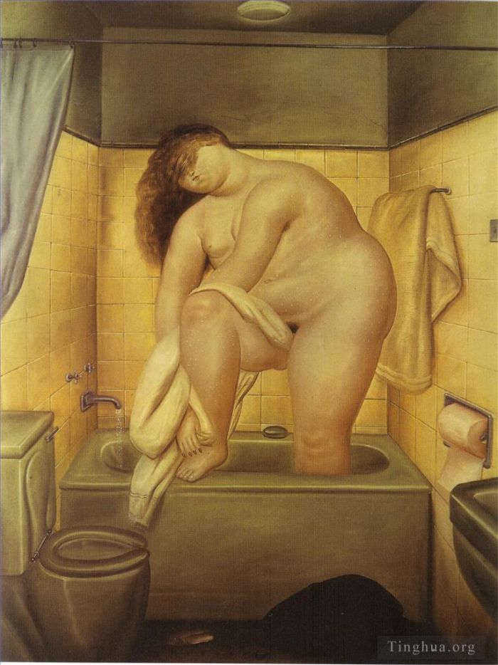 Fernando Botero Angulo Peinture à l'huile - Hommage à Bonnard