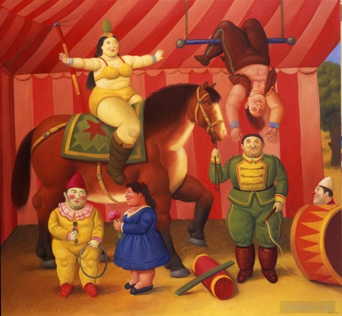 Fernando Botero Angulo Peinture à l'huile - Trésor visuel d'Ulku