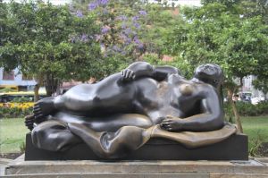 Sculpture contemporaine - Femme endormie