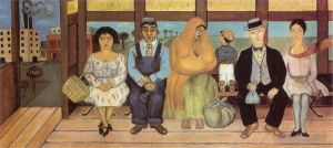 Frida Kahlo de Rivera œuvre - Le bus