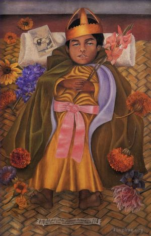 Frida Kahlo de Rivera œuvre - Le défunt Dimas