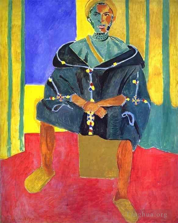 Henri Matisse Peinture à l'huile - Un Rifain assis