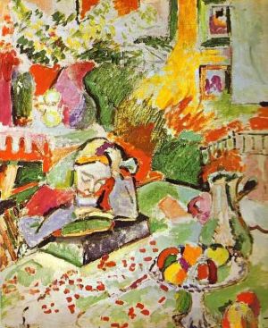 Henri Matisse œuvre - Intérieur avec une fille 1905