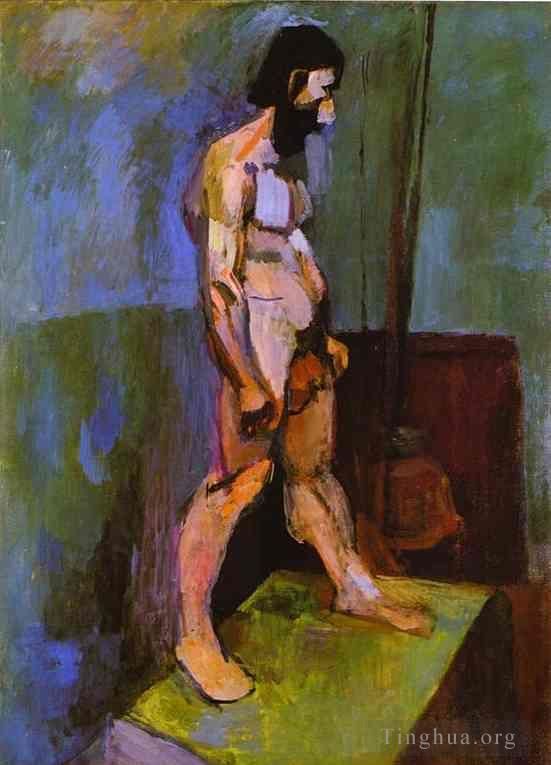 Henri Matisse Peinture à l'huile - Modèle masculin