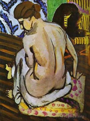 Henri Matisse œuvre - Nu de retour 1918
