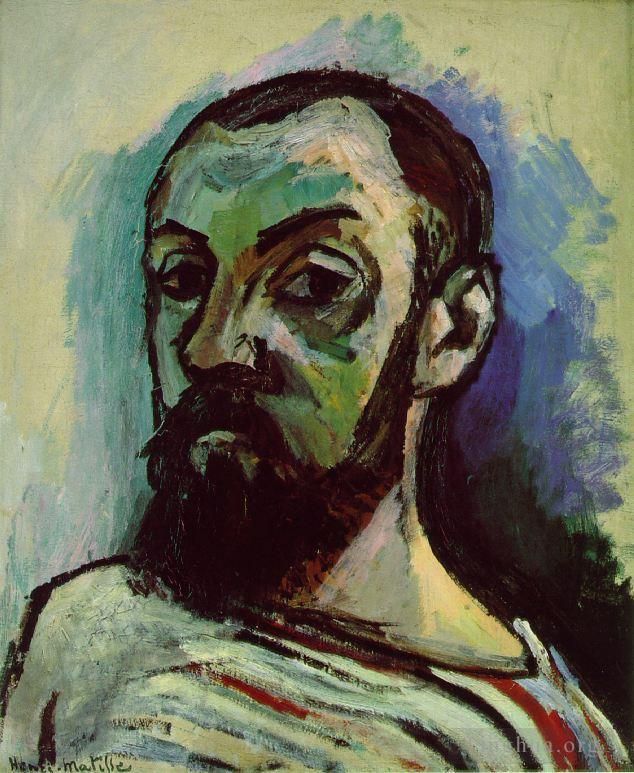 Henri Matisse Peinture à l'huile - Autoportrait 1906